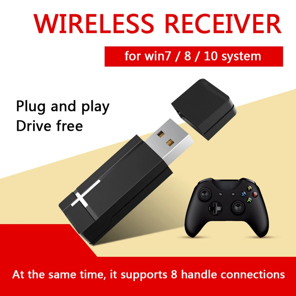 2.4GHz USB Controller Adapter for XBOX ONE Gamepad Joystick Wireless Receiver PC Desktop Computer Accessaries Parts | Электроника