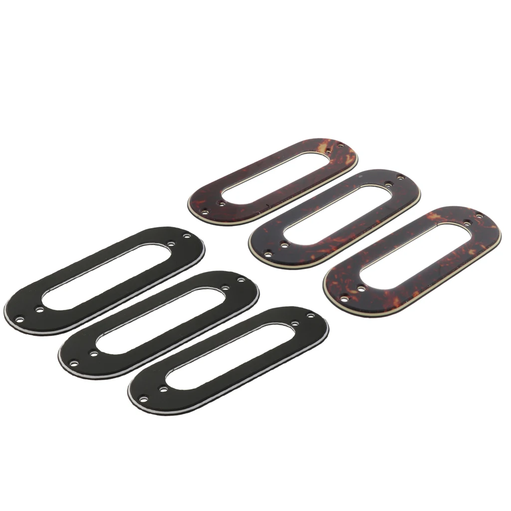 3pcs Metal Single Coil Pickup Mounting Ring for ST Style Guitar Replacements
