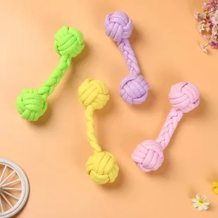Животное из хлопковых ниток игрушка пять цветов Хлопок Веревка конфеты узел собака родословная шнур Прорезыватель узел товары для домашних животных производители питания