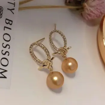 

PEISENI G18K Fine Jewelry Pearl Earrings 2020 Natural Freshwater Pearl Jewelry Earrings For Women Wholesale
