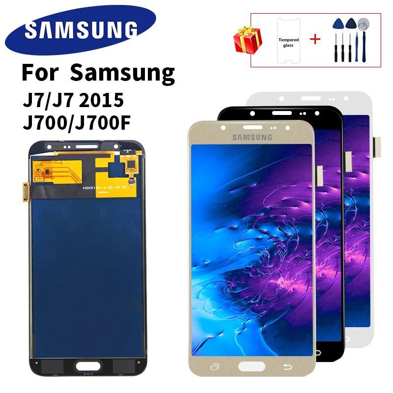 

Display J7 2015 For Samsung Galaxy J700F LCD Screen J700 SM-J700F LCD Touch Screen Digitizer J7 2015 Display J700F J700H J700M