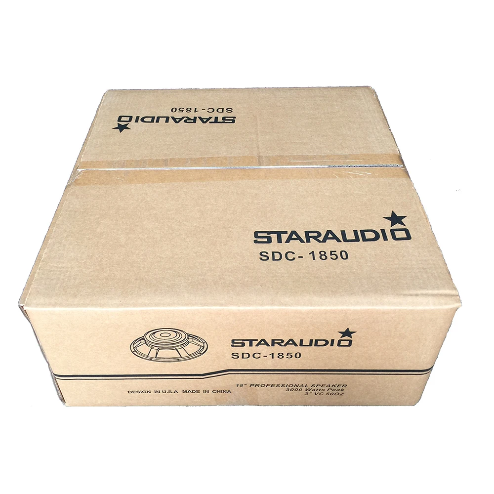STARAUDIO Dual 18 дюймов 3000 Вт 8 Ом необработанные Сменные сабвуферы для сценических