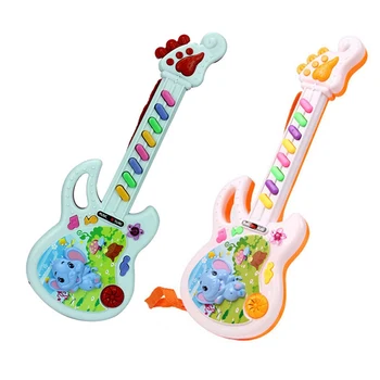 

1 Piece Musical Educational Toy Baby Kids Children Portable Elephant Guitar Keyboard Developmental Cute Toy Color Random