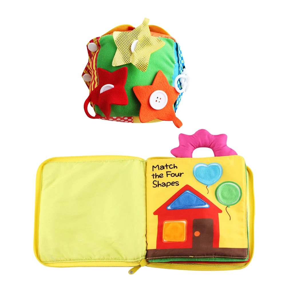 2 Set Basic Life Skill Educational Toy Learn to Snap, Zip, Tie Shoe, Buckle and Tell Time