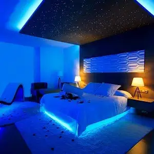 Светодиодные ленты светильник Водонепроницаемый 32.8ft RGB SMD 5050 светодиодный веревка светильник ing Цвет изменение Полный комплект с 44-Ключи ИК-пульт дистанционного управления