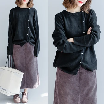 

Super Chic Mario Jumper Cardigan with buttons Autumn winter Women Sweater Wool Mohair Jumper Top with Buttons