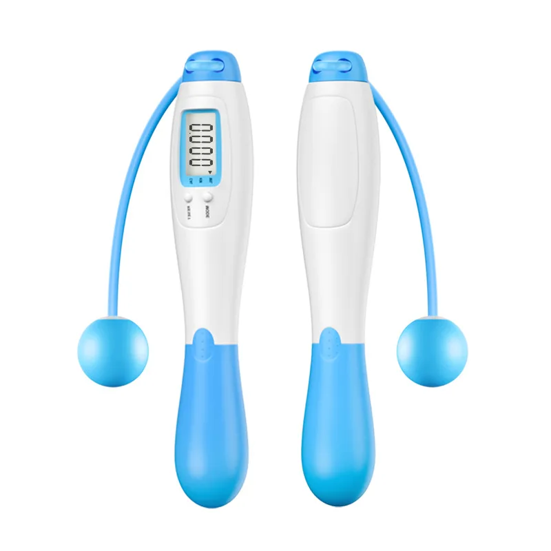 Count Jump Rope Fitness Sport Skipping Ropes Cordless Jump Ropes Smart Electronic Digital Skip Rope Portable