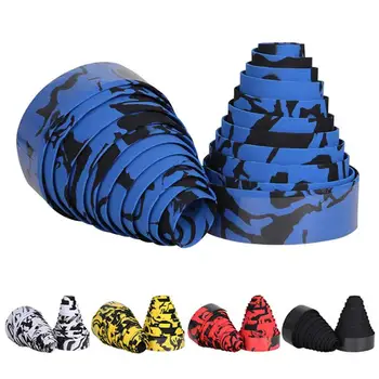 

Bicycle Handlebar Tape Steering Wheel Cover Road Bike Cycling Handle Non-slip Belt Cork Wrap with Bar Plugs Bicycle Accessories