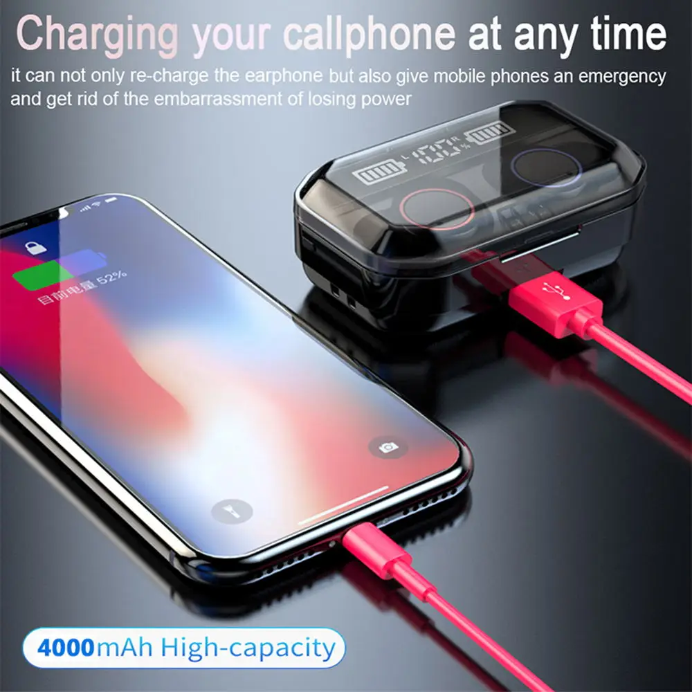 Беспроводная смарт гарнитура X11TWS Bluetooth 5 0 спортивные Игровые наушники стерео