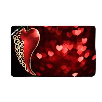 

Happy Valentine's Day with heart pattern door carpet mat indoor front door shower bathroom entrance mat carpet door mat non-slip