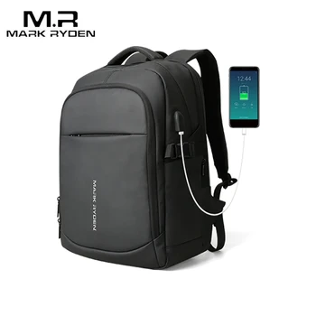 

Mark Ryden Man Backpack Multifunctional Waterproof 15.6inch Laptop multi-layer Pockets Bag Man USB Charging School Backpack