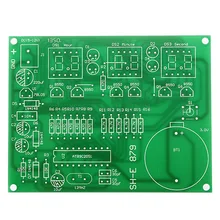 DIY Kit модуль 9 V-12 V AT89C2051 6 цифровой светодиодный Запчасти для электронных часов