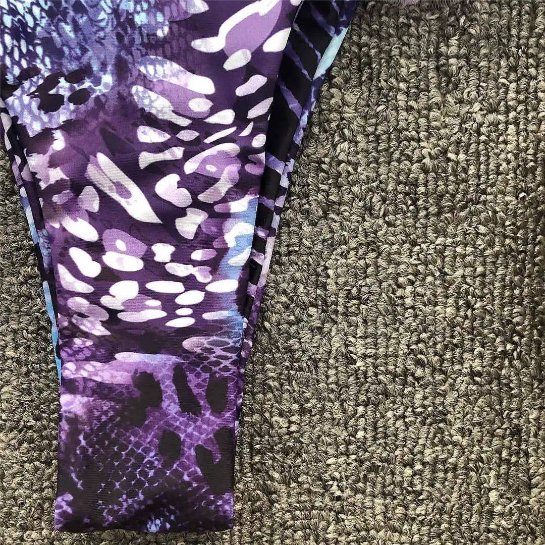 Sexy Mesh Sheer Chiffon Splicing Bikini Women Swimwear Female Swimsuit Two-pieces Bikini set Printed Bather Bathing Suit V2411