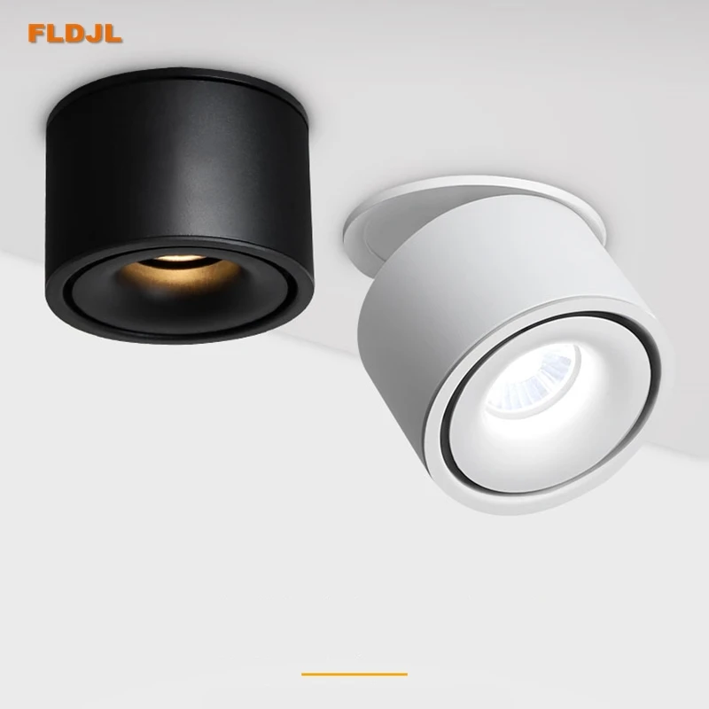 LED Downlight Recessed Ceiling Spotlight Ceiling Lamps Adjustable Recessed Ceiling Downlights 10W 12W 15W Dimmable LED Recessed lamp Nordic Spot light Indoor Spot lighting fixture