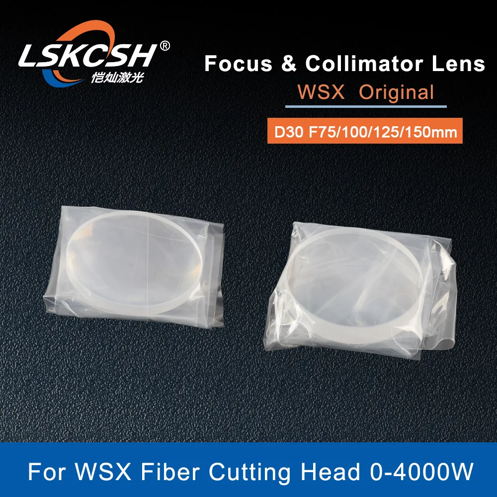 LSKCSH WSX волоконный лазерный фокус коллимационный объектив D30 F75 100 125 150 мм для