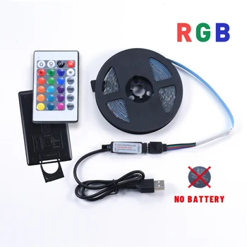 5V Led Strip 2835 1M 2M 3M 4M 5M Luz Usb Rgb Strip Led home Decor Rgb Luces Led Stripbacklight Led Verlichting Luz Power