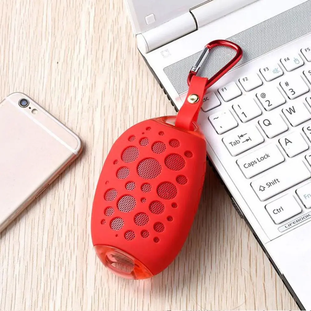 Мини Манго беспроводной Bluetooth динамик открытый стерео динамик с микрофоном крюк портативный IP54 Водонепроницаемый поддержка громкой связи вызов