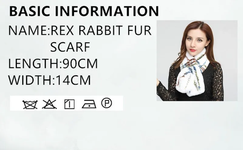 Glaforny rex rabbit fur scarf women winter fashion rabbit hair thickened warm Korean version of the joker wool collar