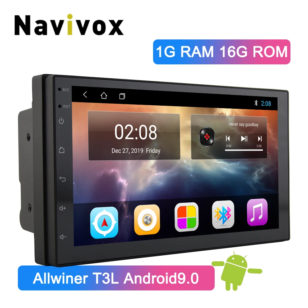 Navivox 7 ''радио GPS 2 DIN в автомобиль плеер Android 9 0 Универсальный радио Навигация