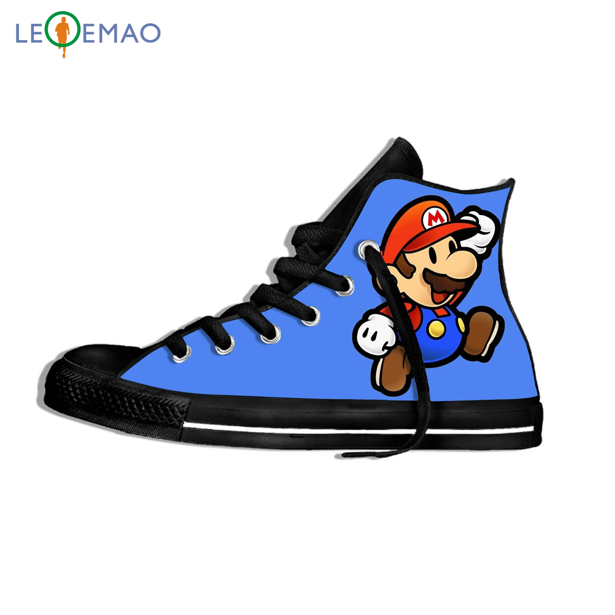 

Custom Logo Image Printing Sneakers Shoes Hot Retro Our Mario Brothers Walking Outdoor Canvas Zapatos De Mujer Outdoor
