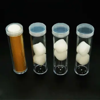 

10Pcs Clear Round Screw Top Coin Tubes Storage Holder Protector Collection Box Case for 20.5mm/25mm/27mm/30mm Coins or Capsules