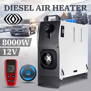 

Hcalory All In One 1-8kW Air Diesels Heater 8KW 12V One Hole Car Heater For Trucks Motor-Homes Boats Bus+LCD RC Receiver Switch
