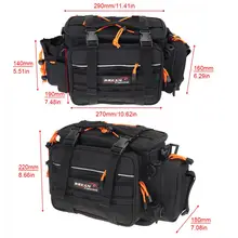 29x22x18 см многофункциональная сумка-мессенджер для рыболовных снастей с 2 двусторонними приманок Удобная коробка