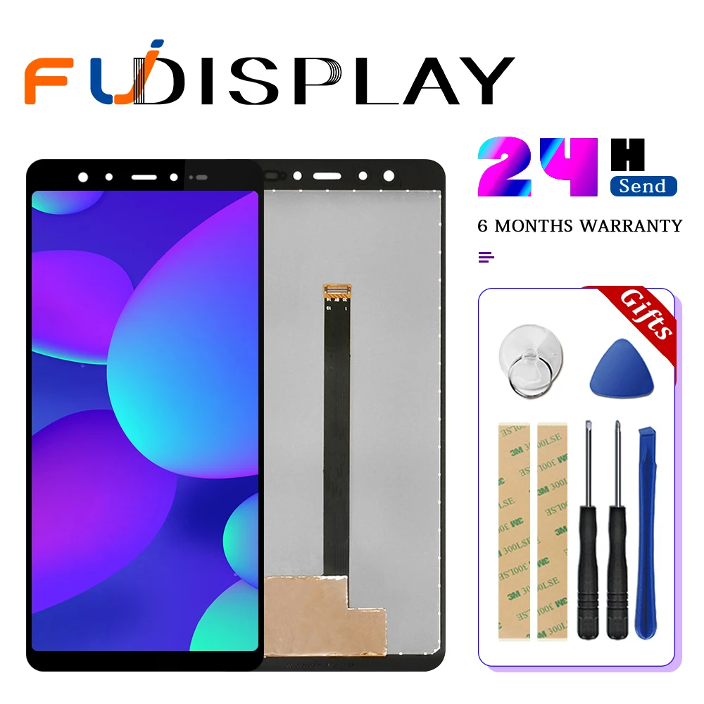 5 99 ''черный для Vernee V2 Pro ЖК дисплей + кодирующий преобразователь сенсорного