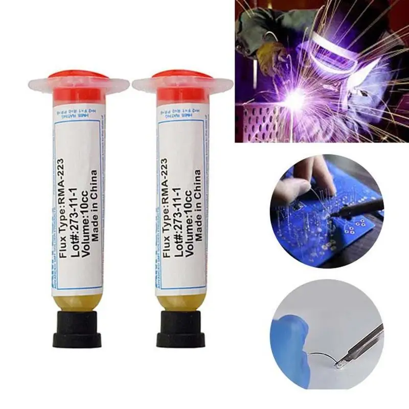 3 шт. паяльная паста BGA SMD флюс объем SMT IC RMA 223 10cc инструмент для ремонта паяльной