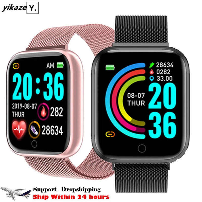 2020 D20 Pro Smart Watch Men Women Blood Pressure Monitor Sport Smartwatch Fitness Tracker Bracelet Smart Clock for Android IOS 1