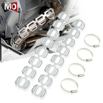 

Motorcycle Exhaust Wrap Muffler Pipe Leg Protector Heat Shield Guard Cover For Yamaha XT660R XT660Z Tenere XT1200Z Super Tenere