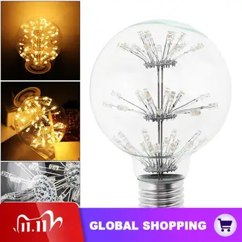 

G80 E27 85V-256V Vintage Edison Bulb 45 LED Full Star Retro Lamp Industrial Incandescent Light for Christmas Holiday Decoration