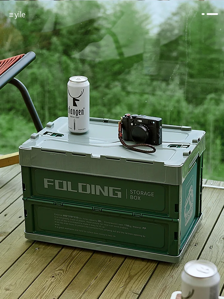 Foldable Japanese Storage Box Outdoor Camping Storage Box Camping