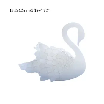 

Mini 3D Stereo Swan Manual DIY Crystal Epoxy Accessories Filling Material Creative Crafts Jewelry Making Filler X7YC