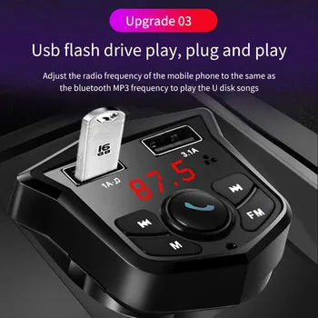

Dual USB Ports Car Charger Digital ScreenVoice Broadcast Universal Portable Mobile Phone Car-Charger For 12-24v Auto Cars
