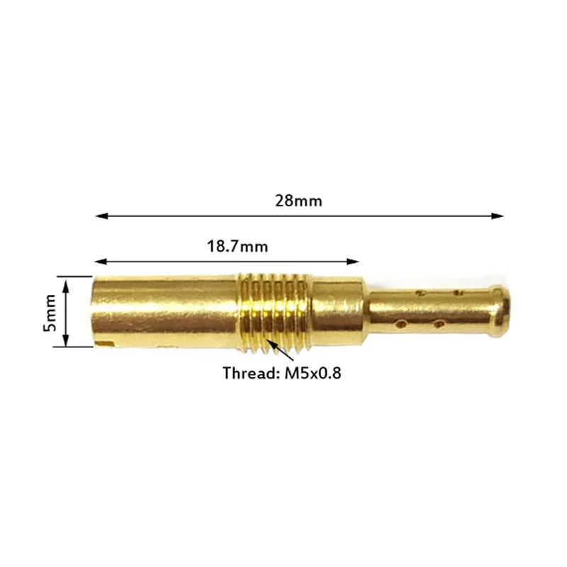 Карбюратор для мотоцикла Slow Pilot Jet 5 мм M5x0.8 Keihin Vice PZ19 70 100cc скутер размер 30 80| |