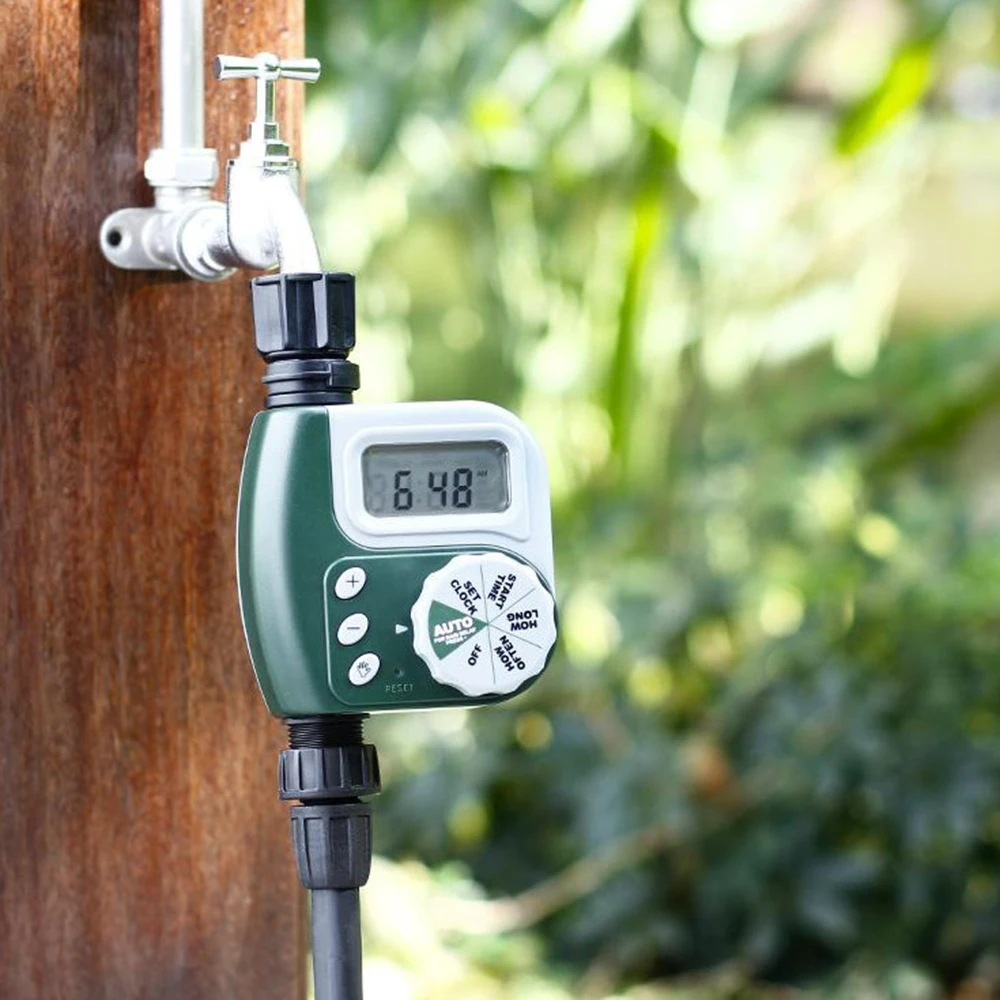 XLYS Programmable Water Timer Automatic Irrigation Equipment Digital Water Hose Timers Autoplay Irrigator