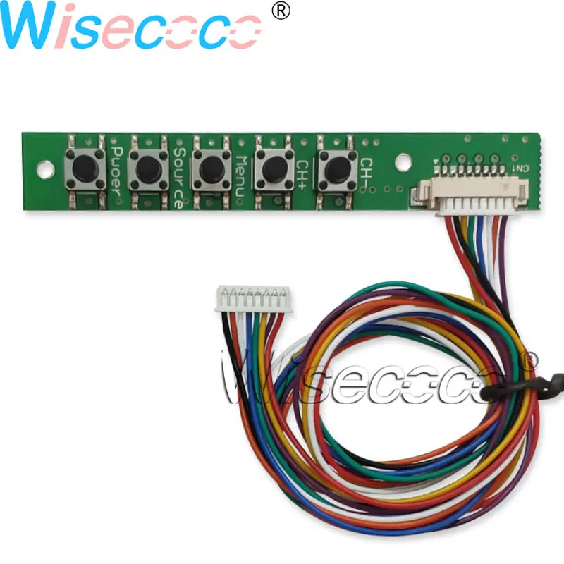 Wisecoco 15,6 дюйма 4K UHD ips TFT-LCD панель тонкий экран EDP 40PIN 2 HDMI USB наушники контроллер динамиков плата для ноутбука