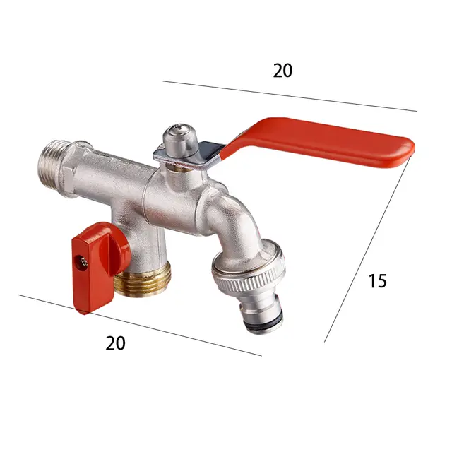 Replacement Parts Double Connector Outdoor Kitchen Garden Tool