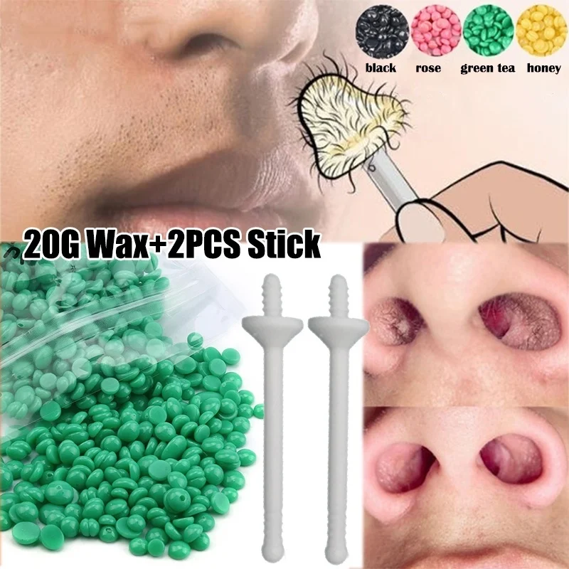 100g Nose Ear Hair Removal Wax Kit Painless & Easy Nasal Lightweight  Portable Waxing Removel Mens Hair Tools K8Q0 - AliExpress