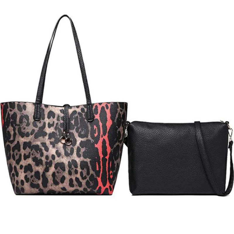 

leopard print tote bag large capacity composite bags for women 2020 new big leopard shoulder bag