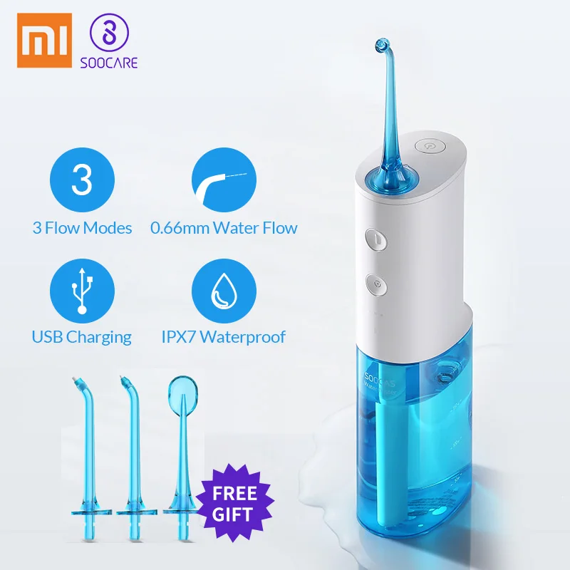 2318.52 руб. 20% СКИДКА|Xiaomi SOOCAS W3 компактный ороситель для полости рта USB Перезаряжаемый водный Стоматологический Ирригатор для очистки зубов струйный зубочистка-in Ирригаторы для полости рта from Бытовая техника on Aliexpress.com | Alibaba Group