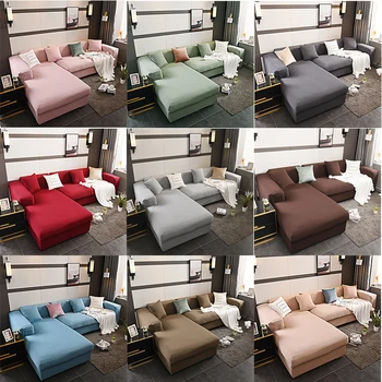 

1/2/3/4Seater Sofa Covers Washable Furniture Covers L-Shaped Geometric Covers Home Decoration Universal Elastic Seat Cover
