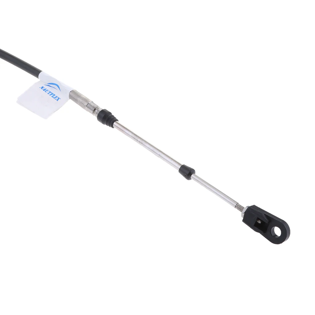2pcs Universal Throttle Cable Black for Marine Boat Motor Control Lever 10FT