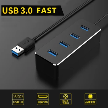 

Multi USB 3.0 Hub Splitter Carder Reader OTG Adapter Hi-Speed 4 Port For Macbook Pro PC Computer Accessories USB Dock USB C Hub