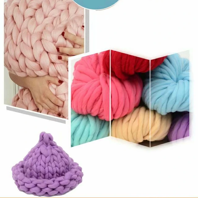 Arm Knitting Yarn Chunky Knit Yarn For Hand Knitting Blankets Yarn For Hand  Knitting Extreme DIY Arm Knitting Throw Rugs Pillow - AliExpress