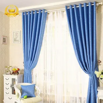 

Stars Window Curtain Full Blackout Shading Bedroom Curtains YDHS
