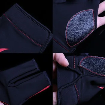 

1pair Billiards Cue Gloves Open 3 Finger Anti-slip Sweat-absorbant Gloves N66