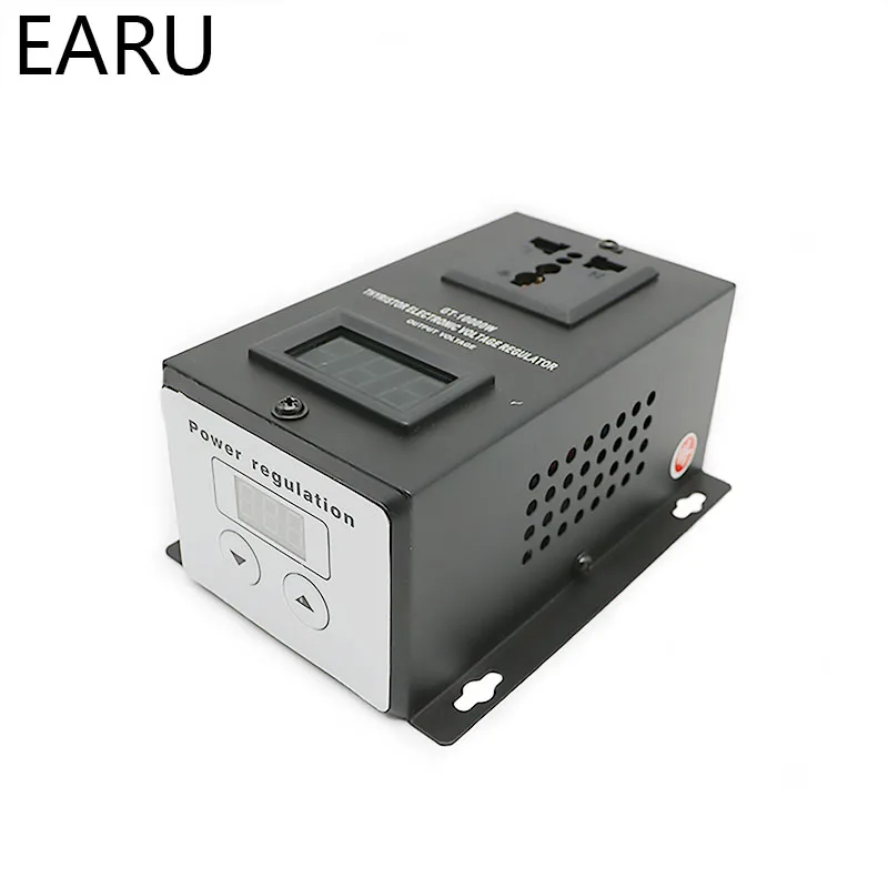 CA 0-220V 100A 8000W Controlador electrónico de disipación de calor ultra alta Regulador de voltaje de alta potencia para regulación de la velocidad Controlador de velocidad del motor 