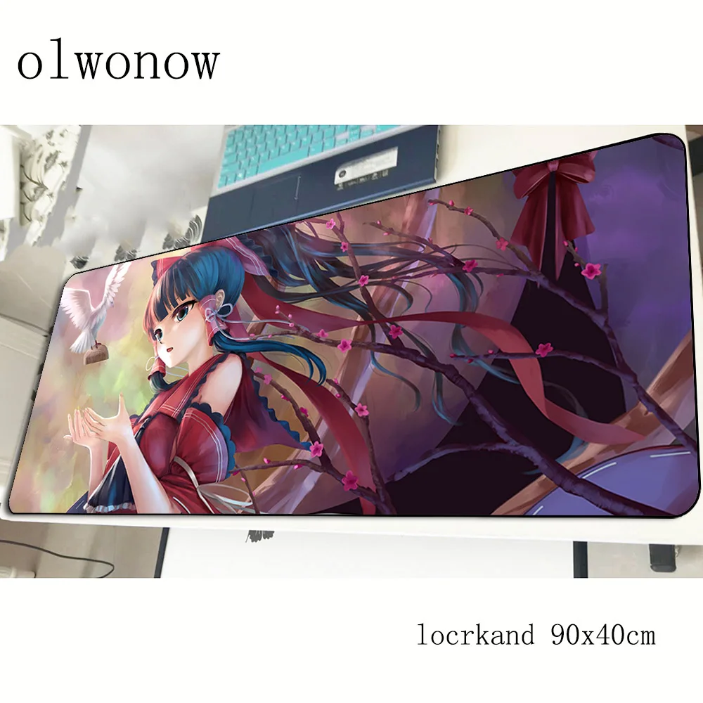 Touhou коврик для мыши, компьютерный геймер, инди-поп коврик для мыши 900x400x3 мм, профессиональный коврик для мыши, гаджет, офисные настольные коврики